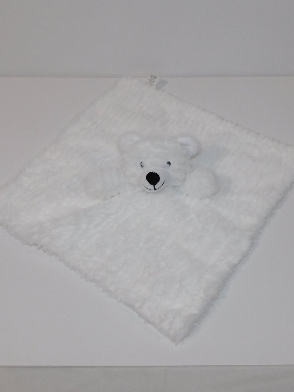 Baby Mode Signature Plush White Polar Teddy Bear Security Blanket Baby lovey
